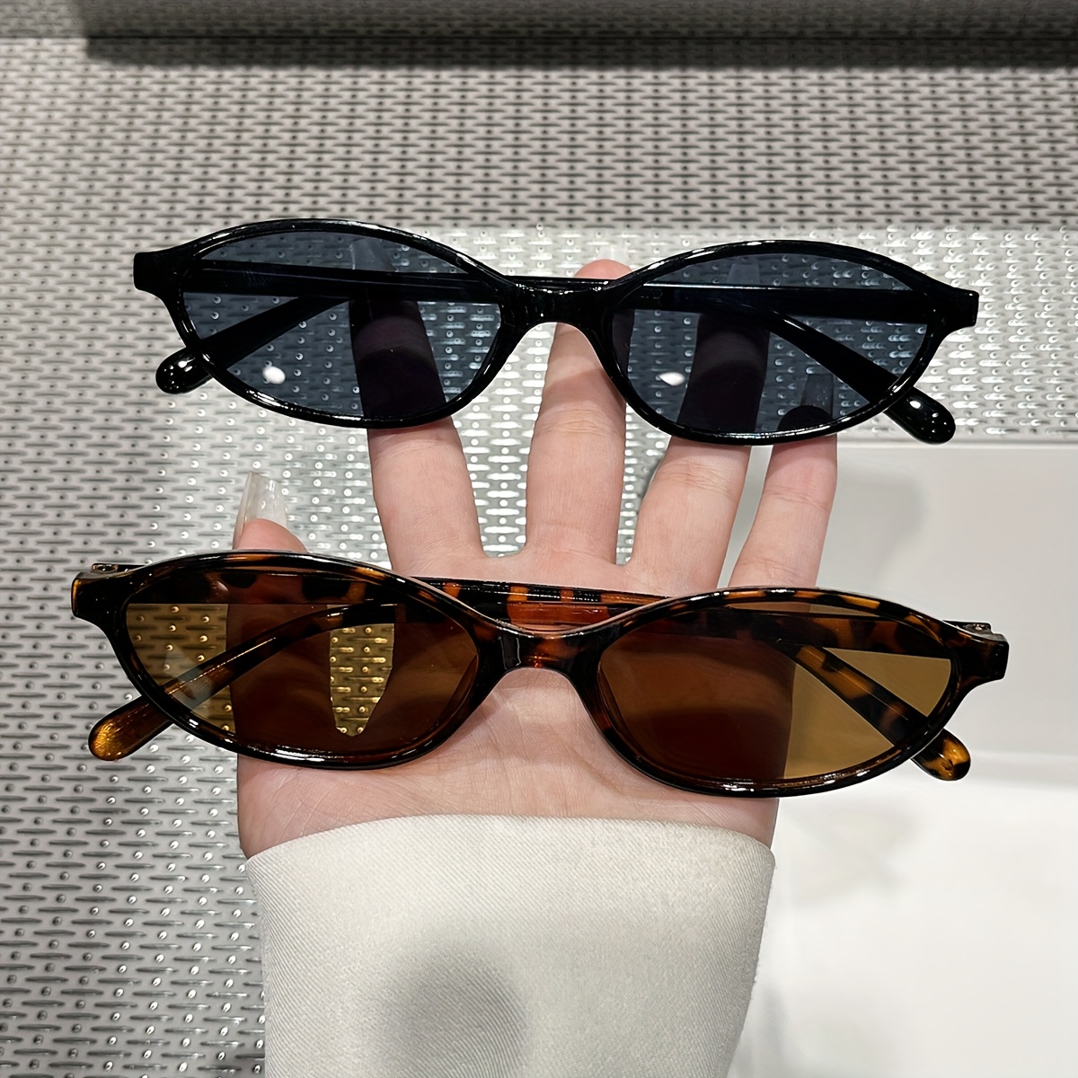 2pcs gafas retro extra estrechas mujer monturas Temu Dominican