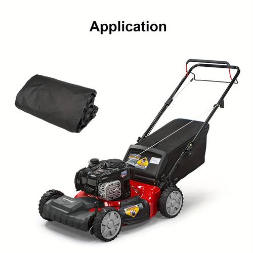 1pc lawn mower tractor cover waterproof uv resistant storage slip on cover with deck up to 72 for outdoor patio garden