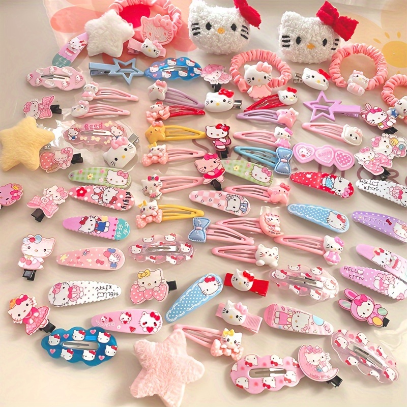 

21pcs & Barrettes: Sanrio Accessories For, For Women, ,