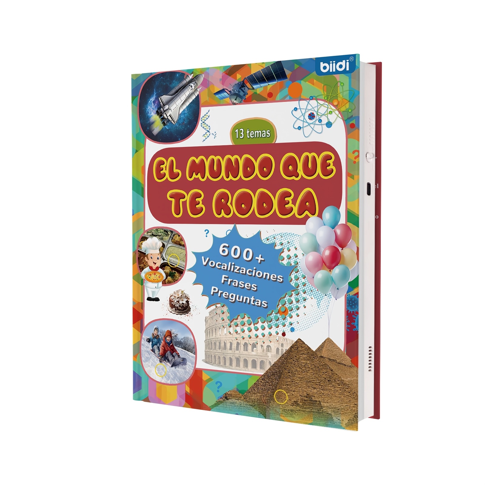 Image of Biidi Around The World Spanish Audiobook, Montessori Audiobook, Educational Books, Interactive Book, Christmas Birthday Gift