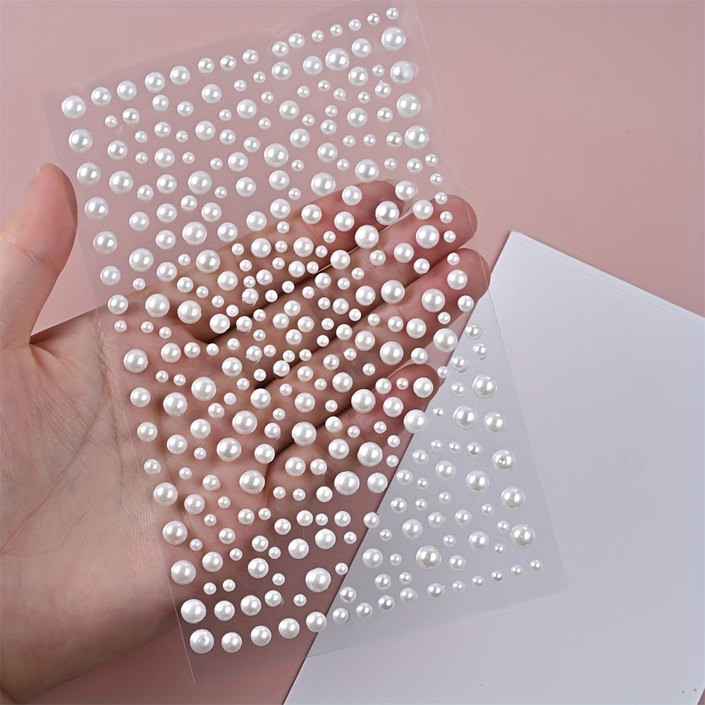 325pcs Of 3d Decorative Stickers | Home Decor Pearls, Gems, Suitable For Festival Makeup, Parties, And Everyday Decorations For Face, Eyes, Hair, Neck, , And Nails