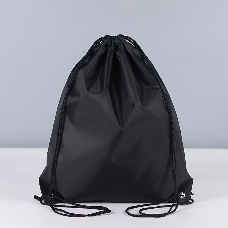 TEMU 20/50pcs Custom Drawstring Backpacks - Personalized Text/logo, Soft Shell With Drawstring Closure And Utility Pockets, Suitable For School,