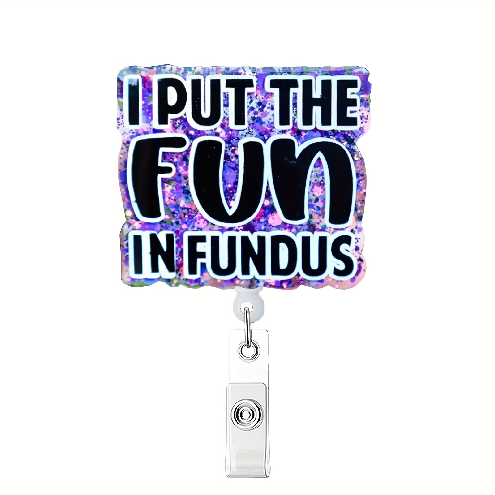 

Acrylic "i Put In " Nurse Id Badge Reel, Funny Labor And Delivery Midwife Badge Holder, Material, Professional Accessory