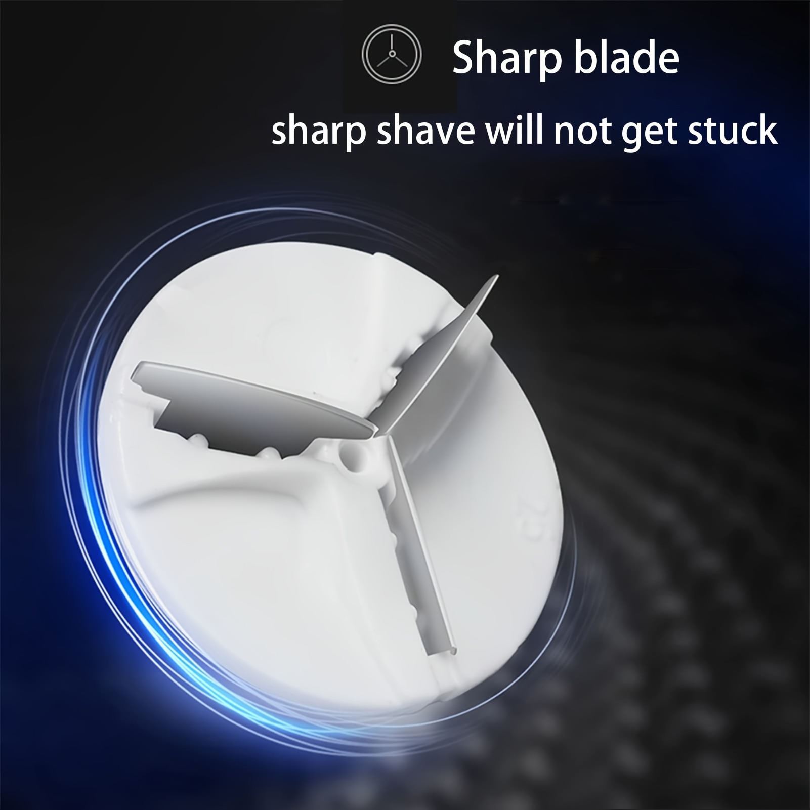   portable mini shaver for men usb rechargeable compact beard trimmer with 60 min   titanium alloy blades water washable heads ideal for travel car use   3 extra blades mini portable shaver Product details 8