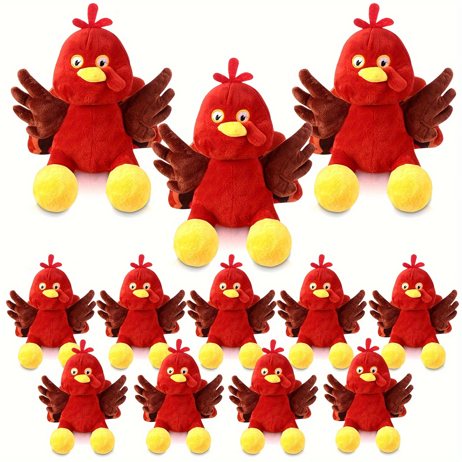 

12 Pcs 6 Turkey Turkey Toy For Christmas