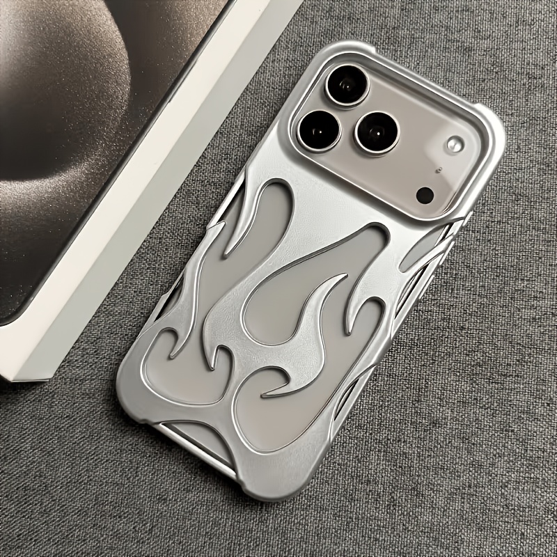 TEMU Phone Case - High-end Electroplated Metal Texture All-inclusive Anti-fall Phone Case Suitable For Iphone 18 Pro Max, 18 Pro 17 16 15 14 13 12 11