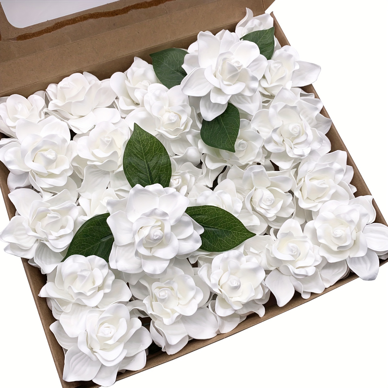 

25 Pcs Artificial White Foam For Diy Wedding Bouquets, Flower Arrangements, Party Table Flowers, Home Decor And Indoor And Outdoor Decoration.