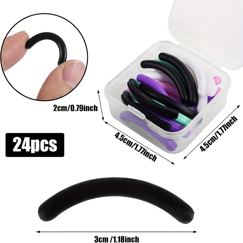 24pcs Eyelash Curler Refills Pads for Makeup Styling