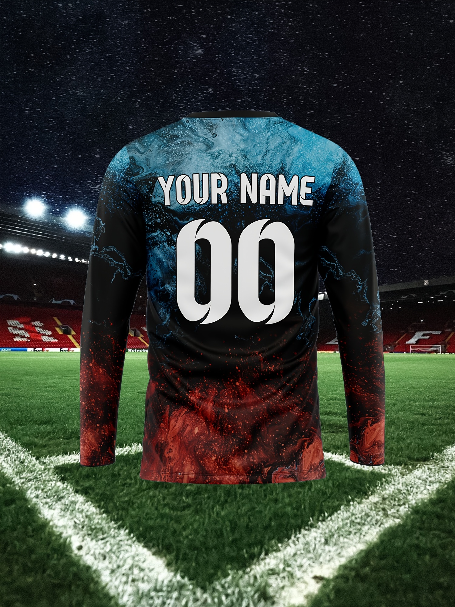 calcio personalizzata scollo a v Temu Italy