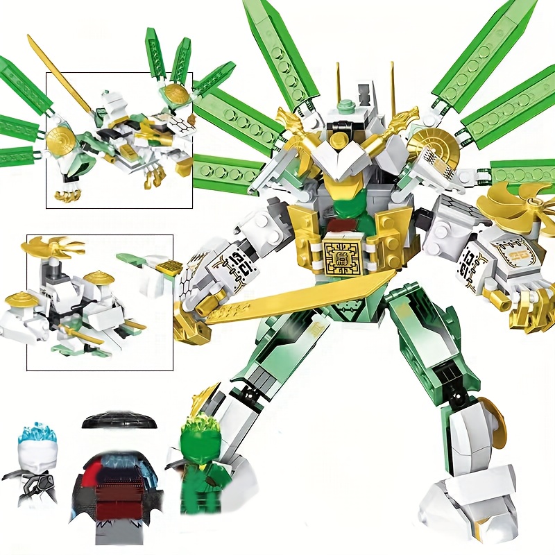 

316pcs Green Robots Building Blocks, Movie Model Technology Blocks, Assembly Education Blocks, Christmas Gifts, Birthday Gifts