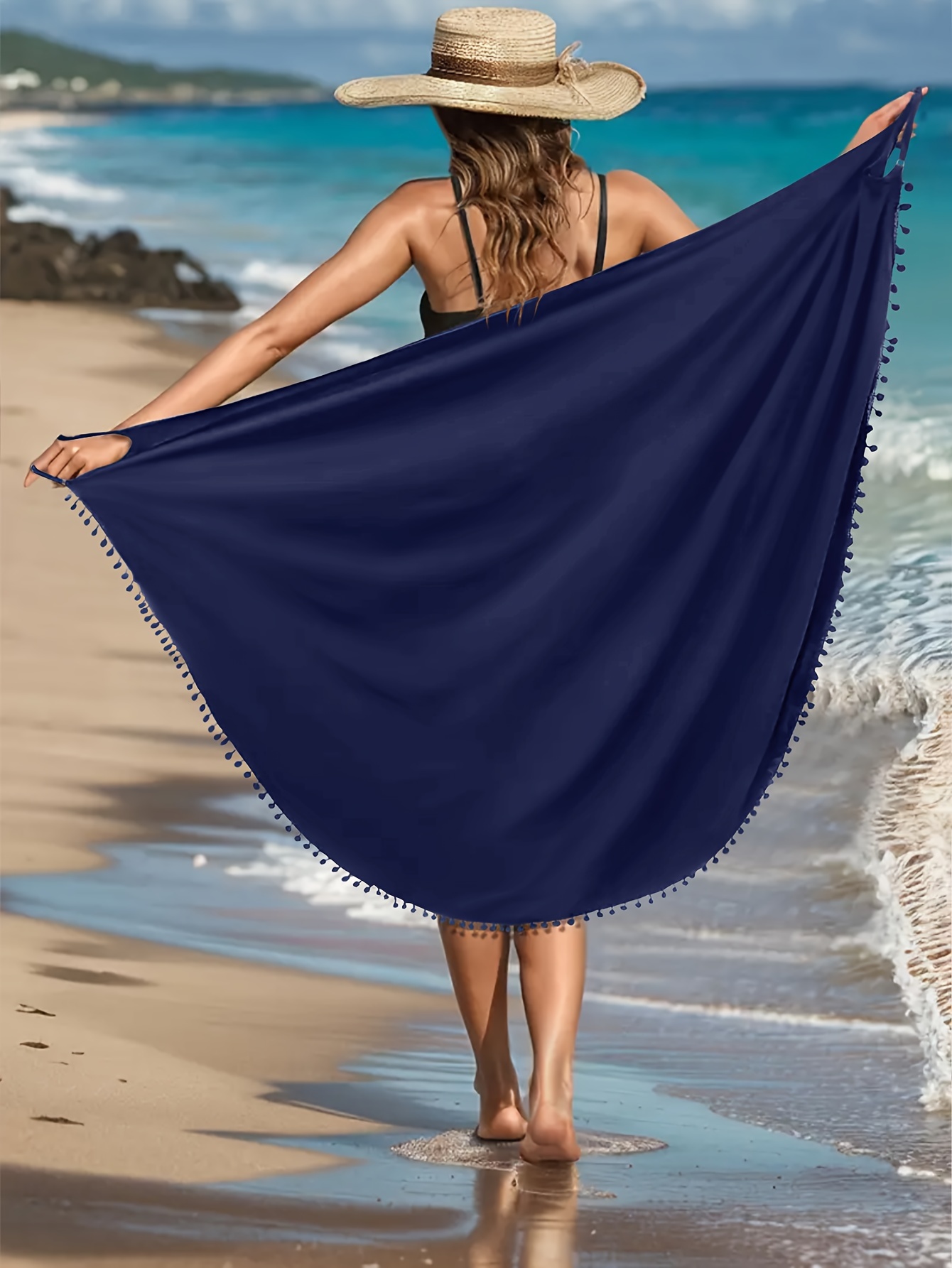 Navy beach dress uk hotsell