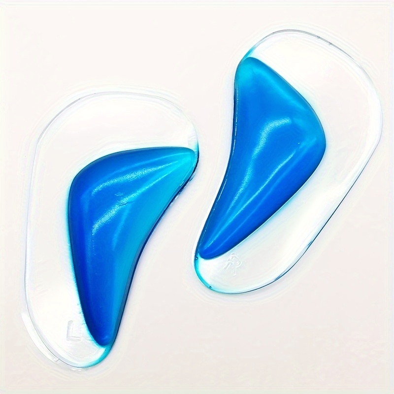 1 Pair Of Silicone Arch Support Insoles, Washable And Reusable