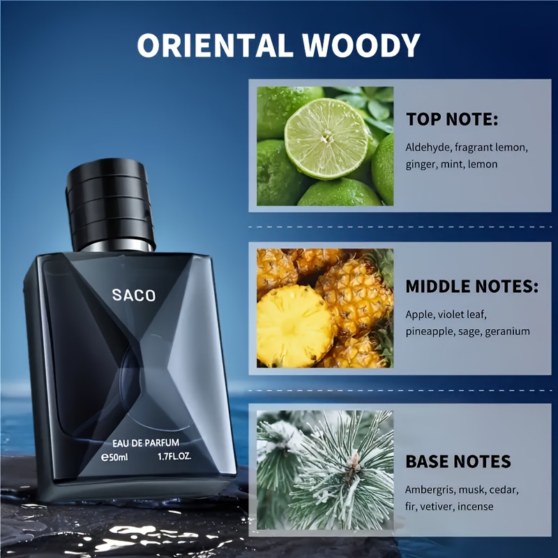 fl oz 50 ml saco mens cologne fresh musk scent floral Temu