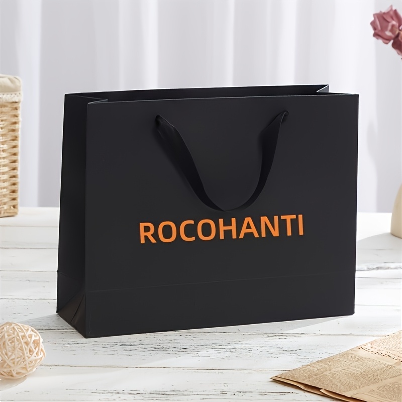 High-End Custom Business Paper Handbag with Logo Printing