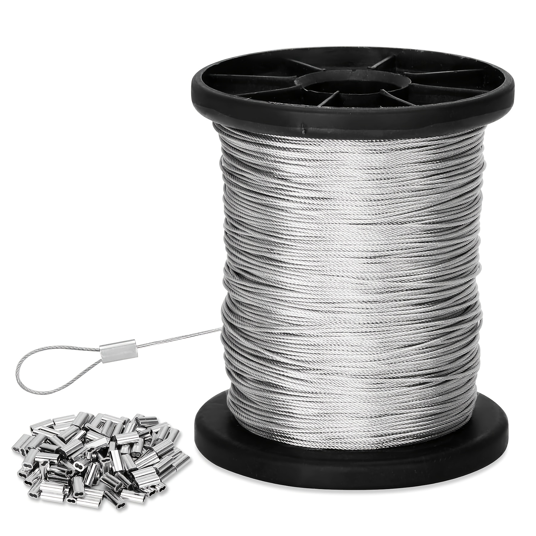 20 Gauge Galvanized Steel Wire – 98ft Roll For Crafts, DIY, Picture Hanging, Fencing & Repairs