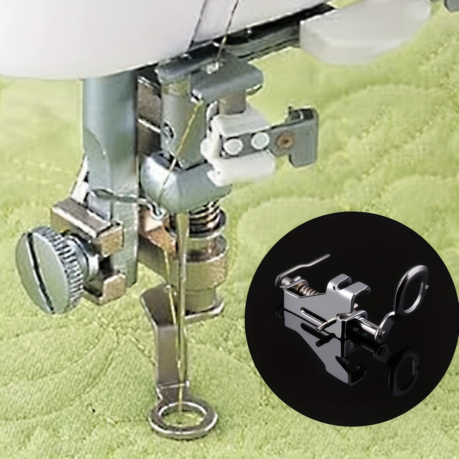 

1pc Spring Action Quilting Presser Foot, Embroidery Walking Foot Compatible With Most Sewing Machines Including Singer