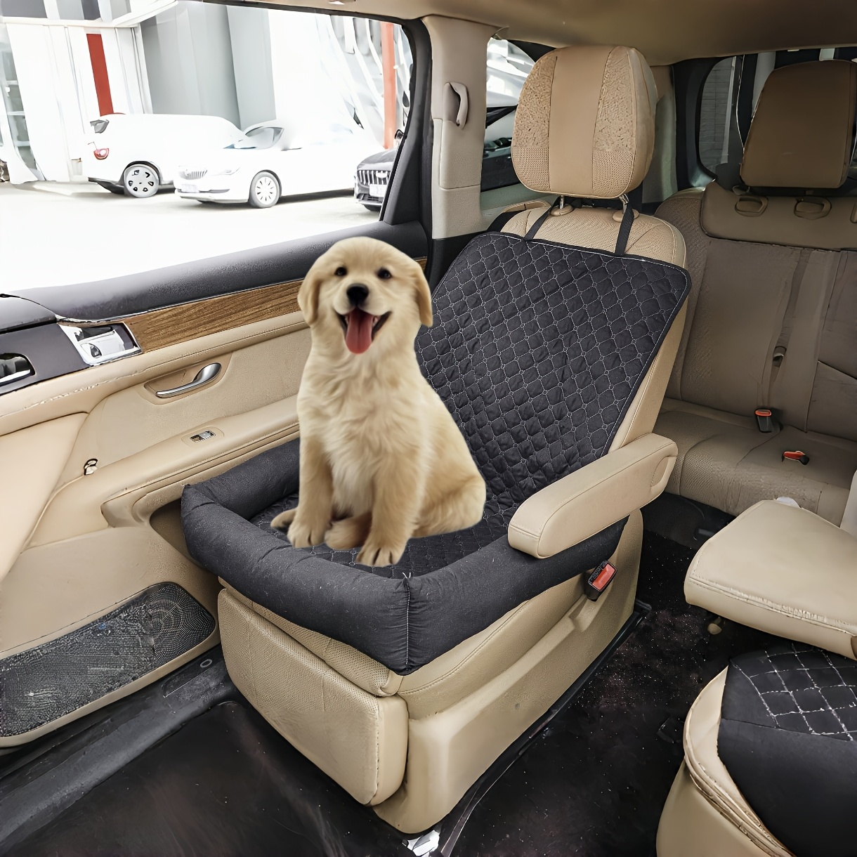 E-shop Abnehmbare und waschbare Auto-Haustierbettmatte für Reisen im Freien und rutschfestes Hundehaus für den Beifahrersitz und den Rücksitz, geeignet