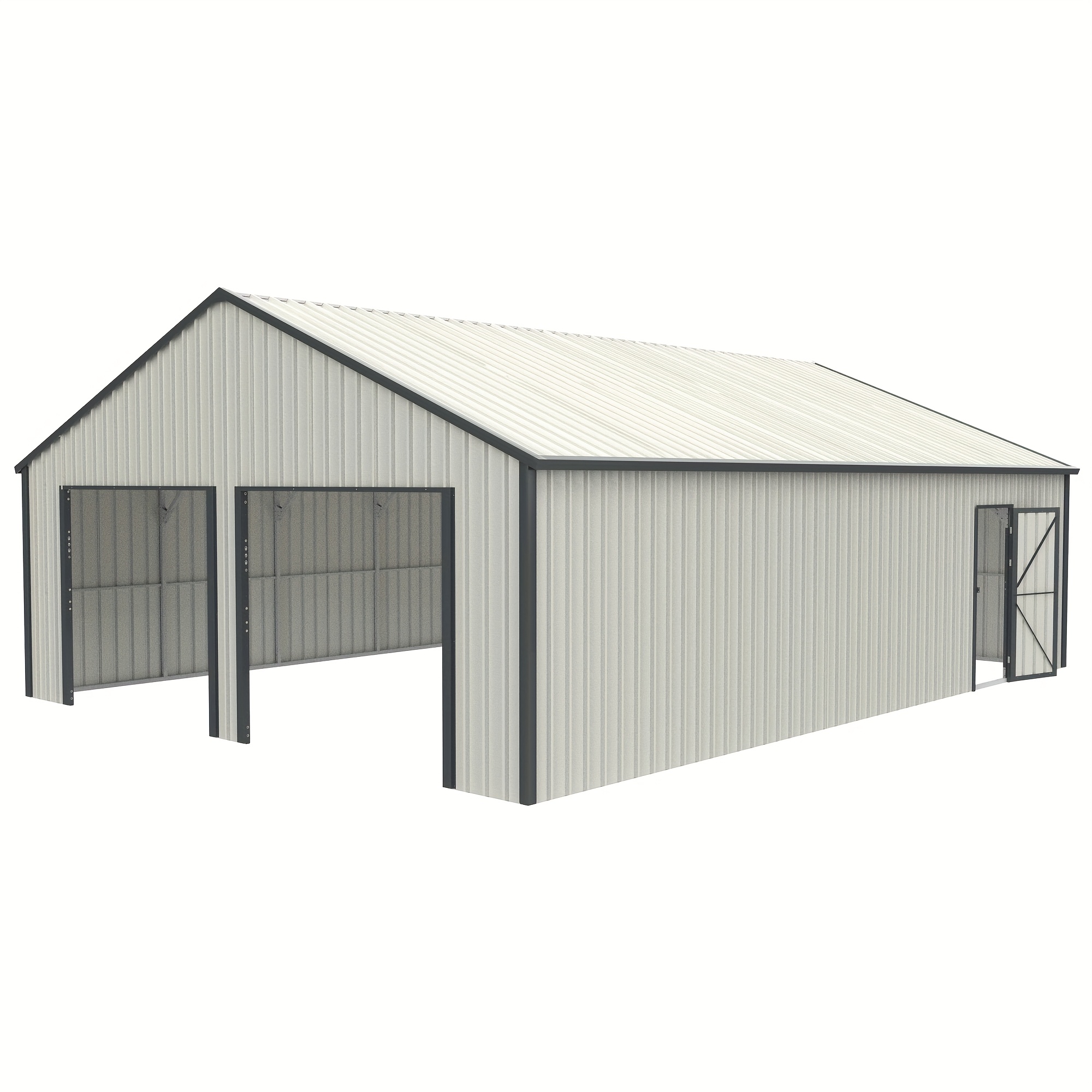 36x26 Garage with Lean-To | 36x26x12 Metal Garage Prices