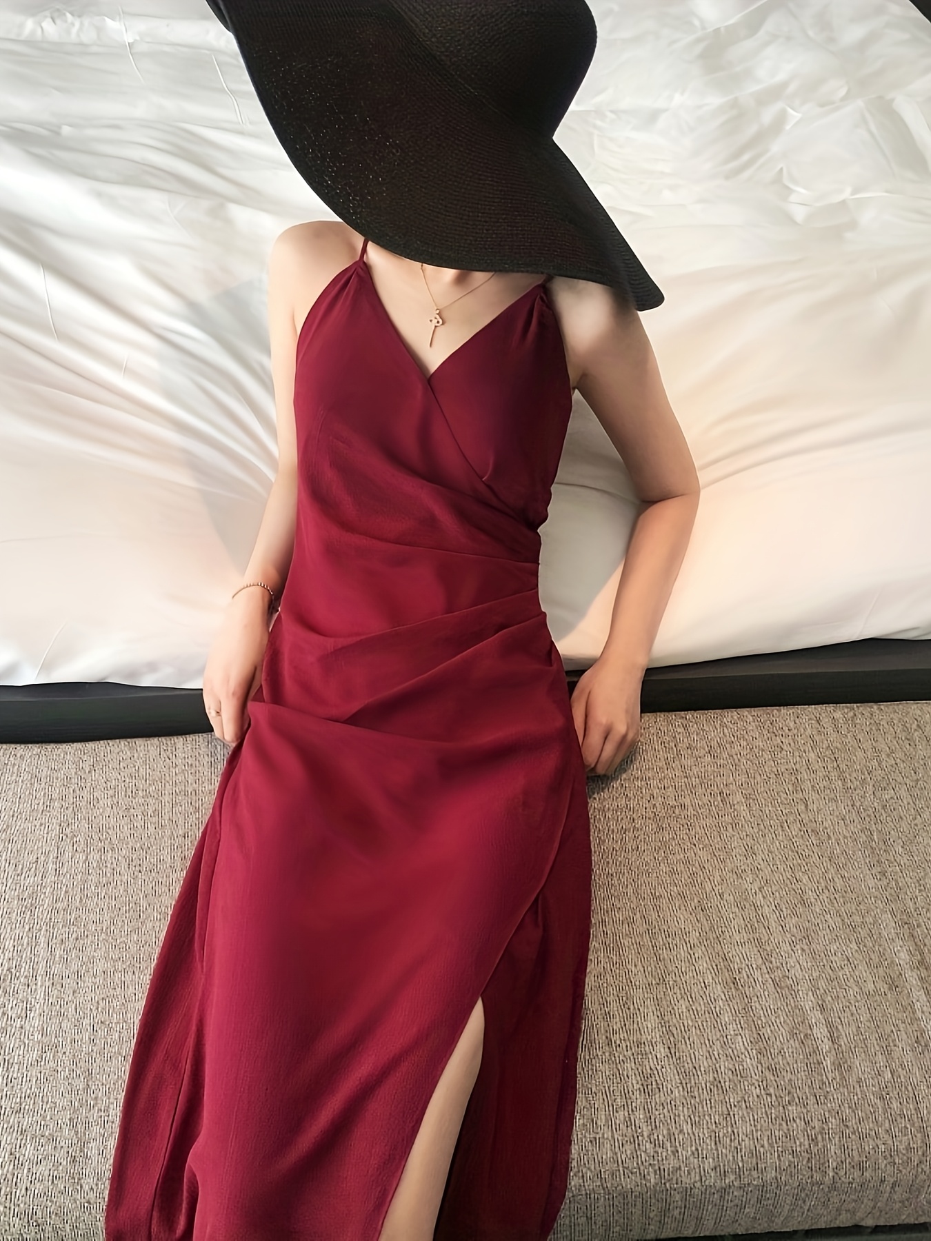 strapless open back dress Miss Lola