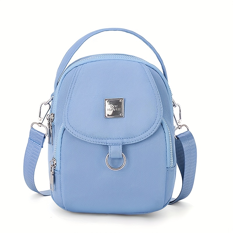 TEMU Nylon Women's Casual Crossbody Bag, Mini Lightweight Women's Handbag, Commuting Women' Phone Bag, Fashionable Women's Shoulder Bag, Suitable For Commuting, Travel, Shopping, Etc