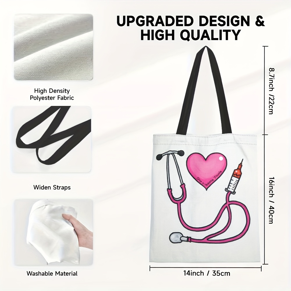 TEMU 1 Sac Organisateur pour Infirmières avec Nom/ - Sac de Soins Adapté aux Infirmières, Médecins, Étudiants - Cadeau Idéal pour Hôpital, Clinique,