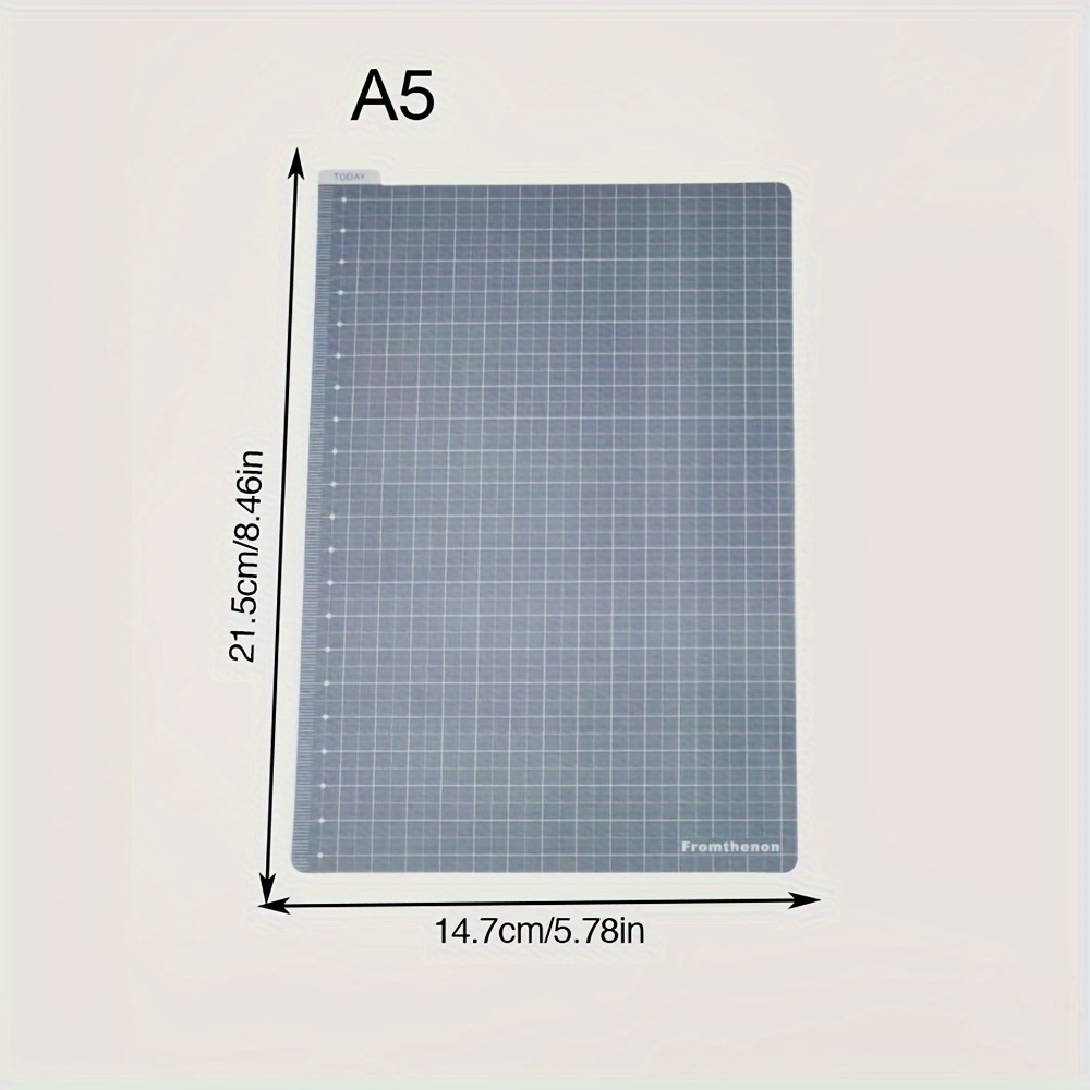 A5 A6 Writing Mat Soft Pp Grid Ruler Pencil Board For Planner Travelers Notebook Office And Study Stationery