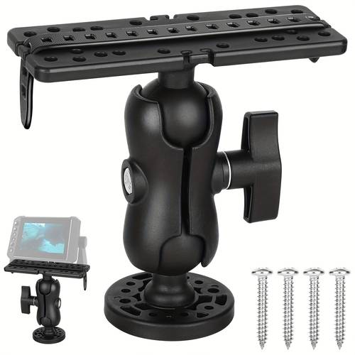 360 rotation fish finder marine electronic fish finder holder ball mount fish finder bracket for boat yacht
