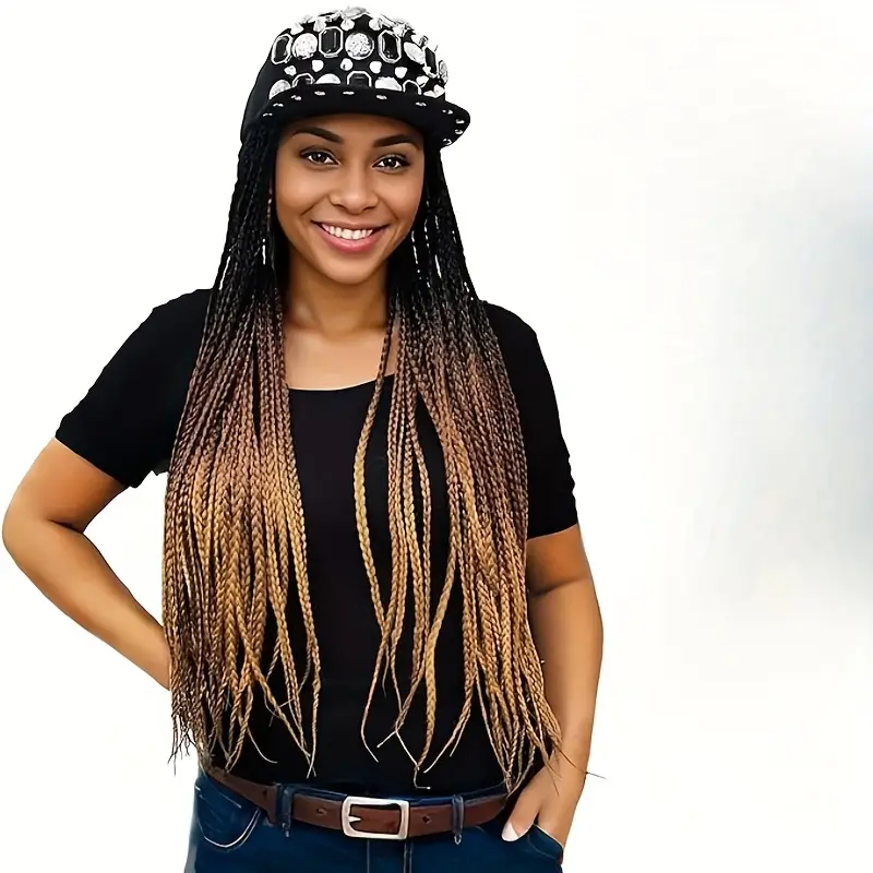 3pcs thick braided ponytail extensions handmade twisted crochet 200 density for fluffy texture everyday wear with personality easy to unlock street style fashion details 3