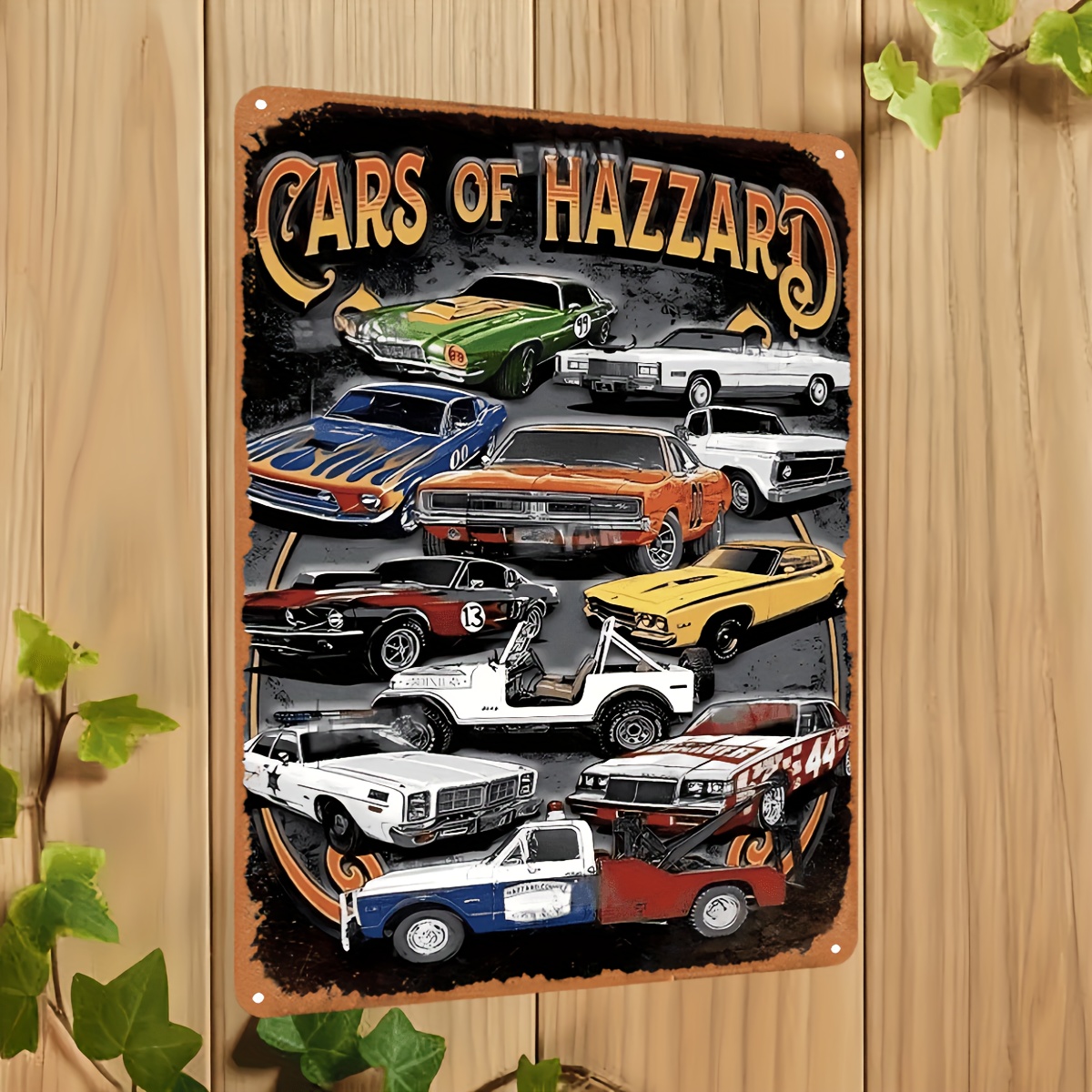 

1pc Vintage "cars Of " Metal Tin Sign, 12x8 Inches Retro Car Wall Art, Multipurpose Home, Kitchen, Restaurant, Bar, Garage Decor, No Power Needed, Easy Mounting