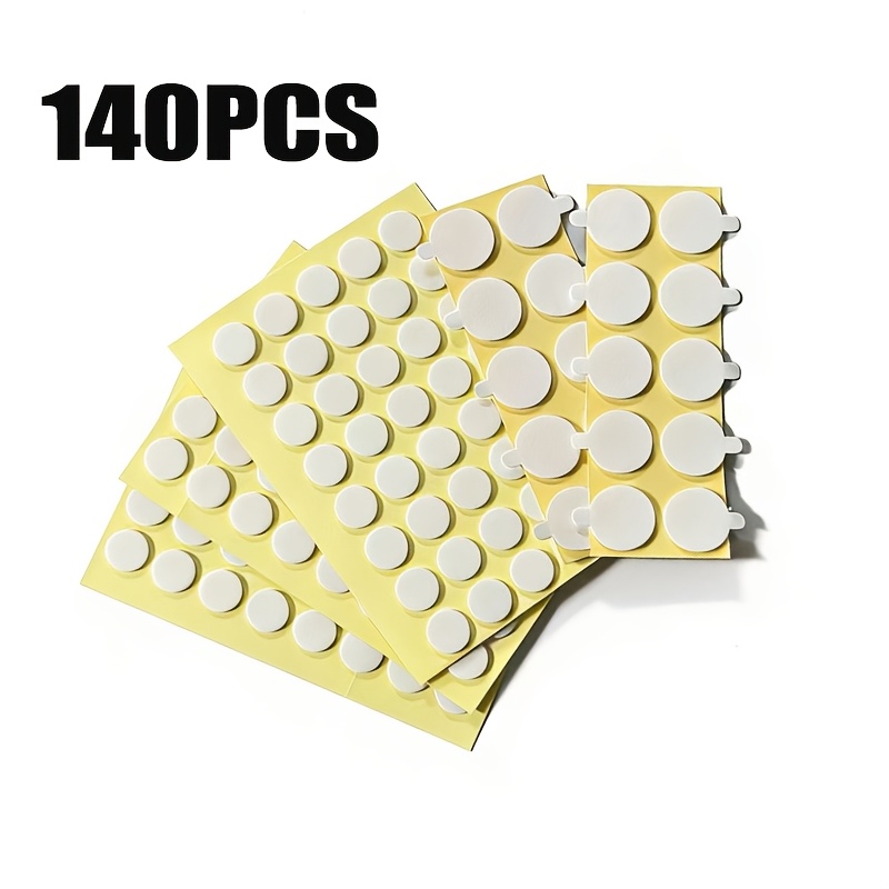 TEMU 140 unidades de pegatinas para de velas, puntos adhesivos de base de espuma PE para , suministros resistentes al para hacer velas, fuerte