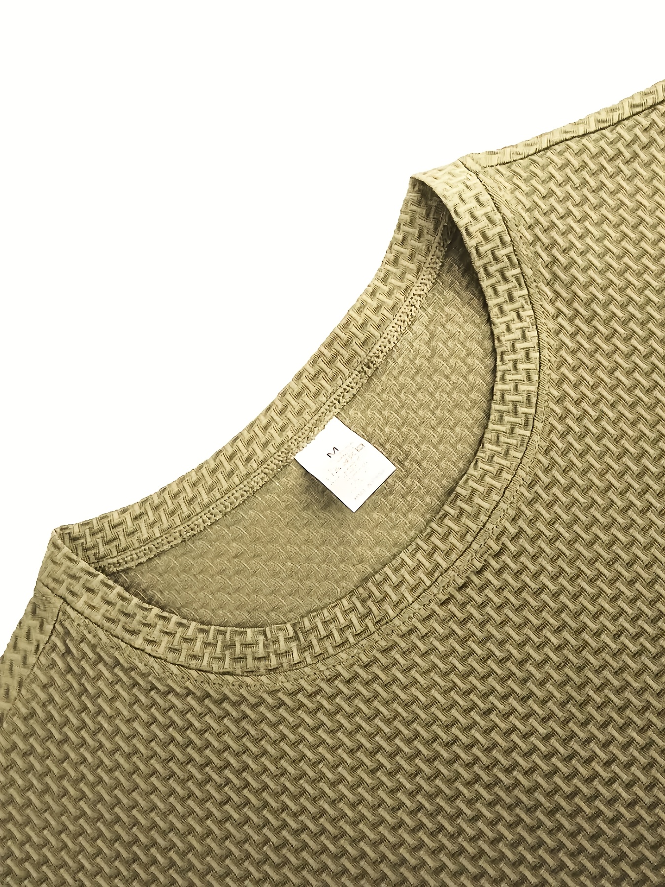 mens quick dry moisture wicking breathable jacquard t shirt loose   fabric for gym   sports casual summer   workout shirt classic round neck medium   details 20