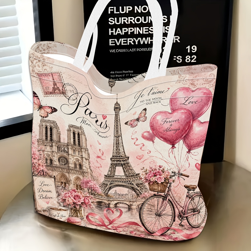 TEMU 1pc, Themed Women's Shoulder Bag, Multi-functional And Versatile, Handbag, Clutch, Evening Handbag, Travel Essential, Large Capacity, Fine ,
