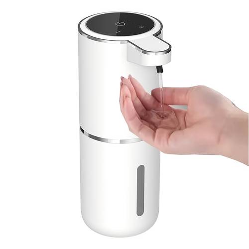 a 380ml rechargeable automatic sensor soap dispenser that wall mounted suitable for foam hand soap and kitchen detergent with automatic sensing
