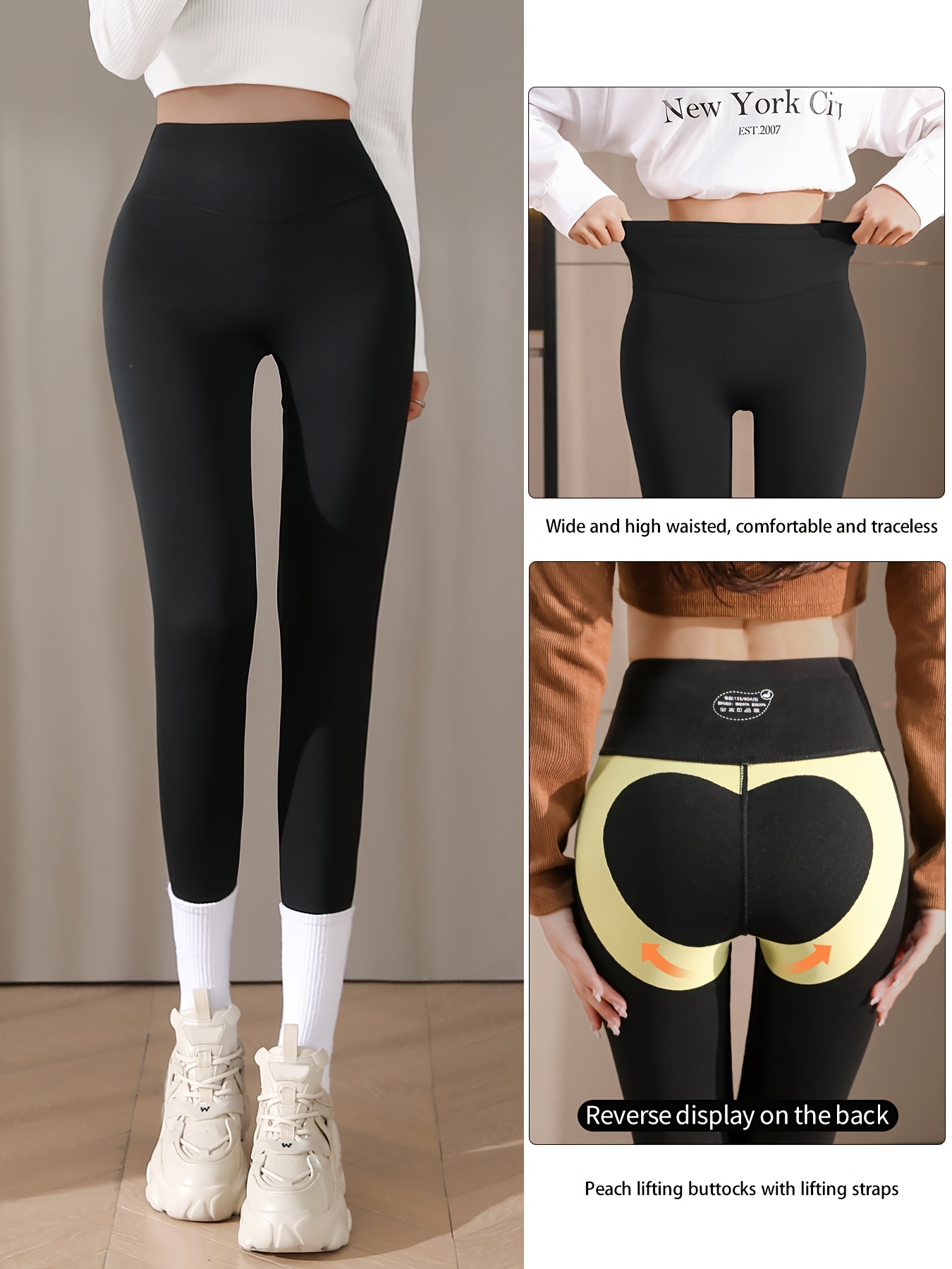 LEZMORE Leggings for Women High Waisted Yoga Pants Workout Tummy Control  Butt Lift Tights Legings