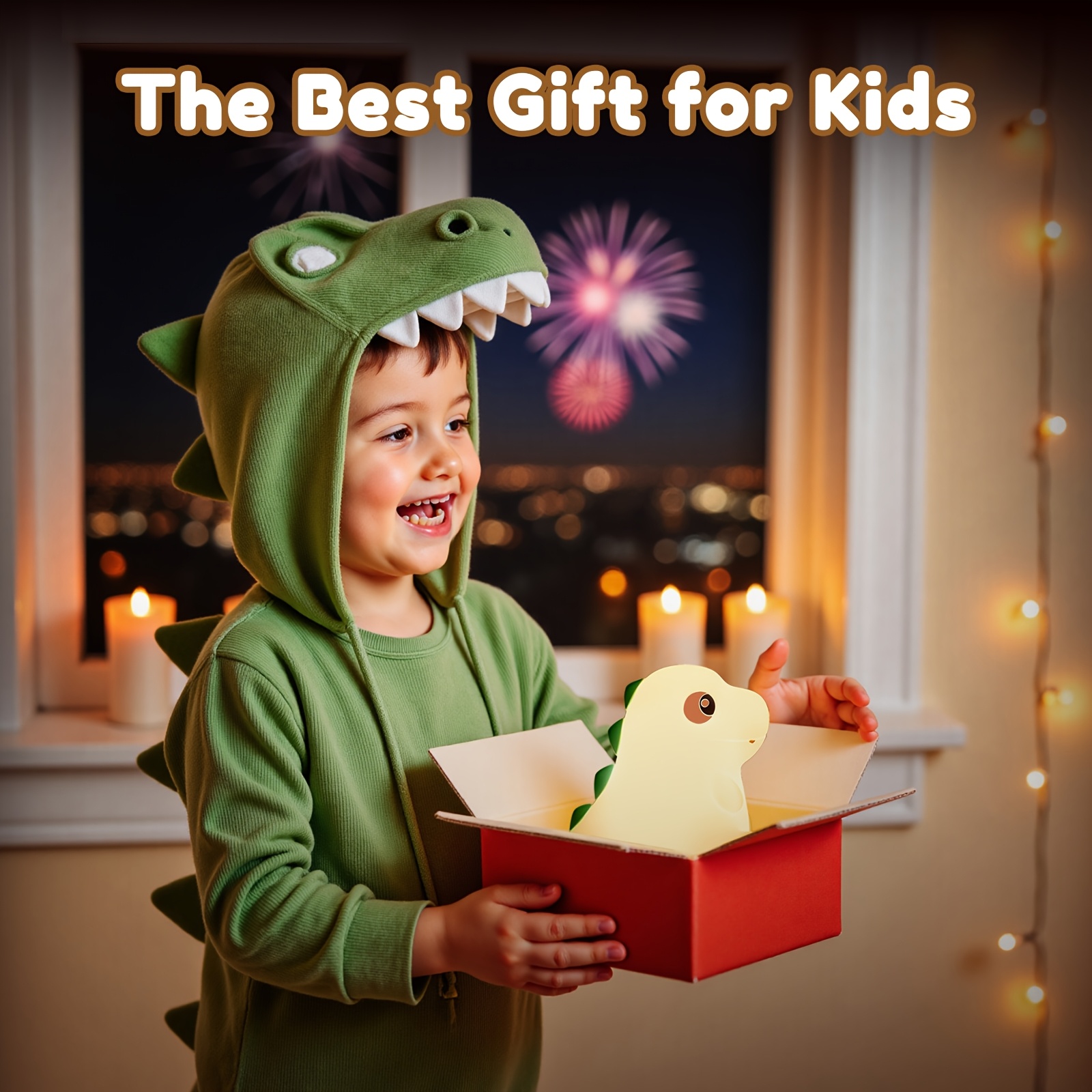 soothing sleep light little dinosaur unicorn silicone patting night light baby feeding eye protection bedroom   sleep desk lamp Product details 4