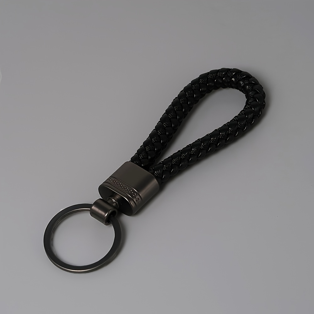 Image of 1pc Latest Men's Creative Waist Hanging Keychain Ring Car Key Hanging Decoration Suitable For Gifting , Brothers, Fathers, High-end Anti Loss Waist Hanging Keychain Small Gifts Couple Keychain