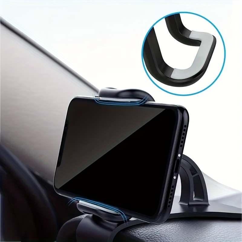 dolwao 1pc universal car phone holder     dashboard   for iphone   xiaomi oppo for       abs   no battery needed details 2