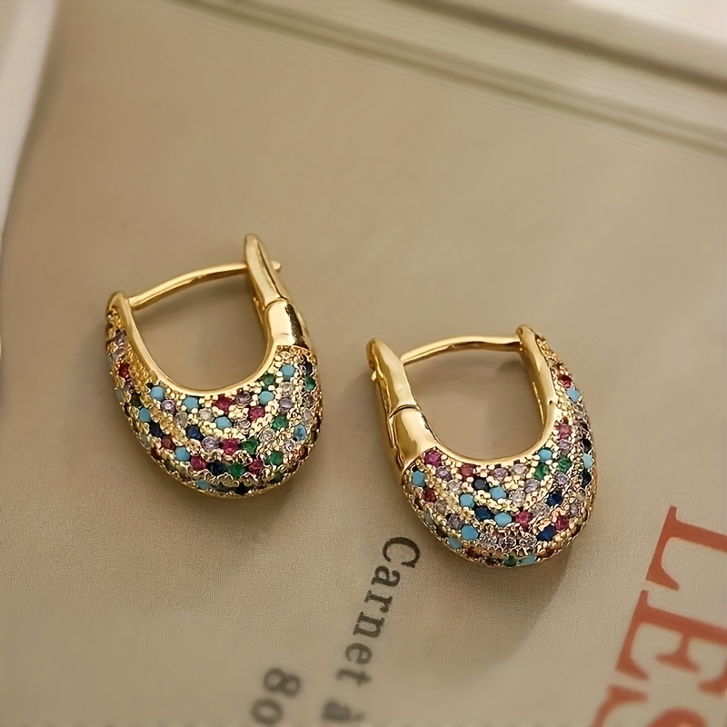 Image of Retro Bohemian Style Exquisite Earrings, Hypoallergenic, Suitable For Daily Casual Wear And Vacation Parties, Valentine's Day Gift