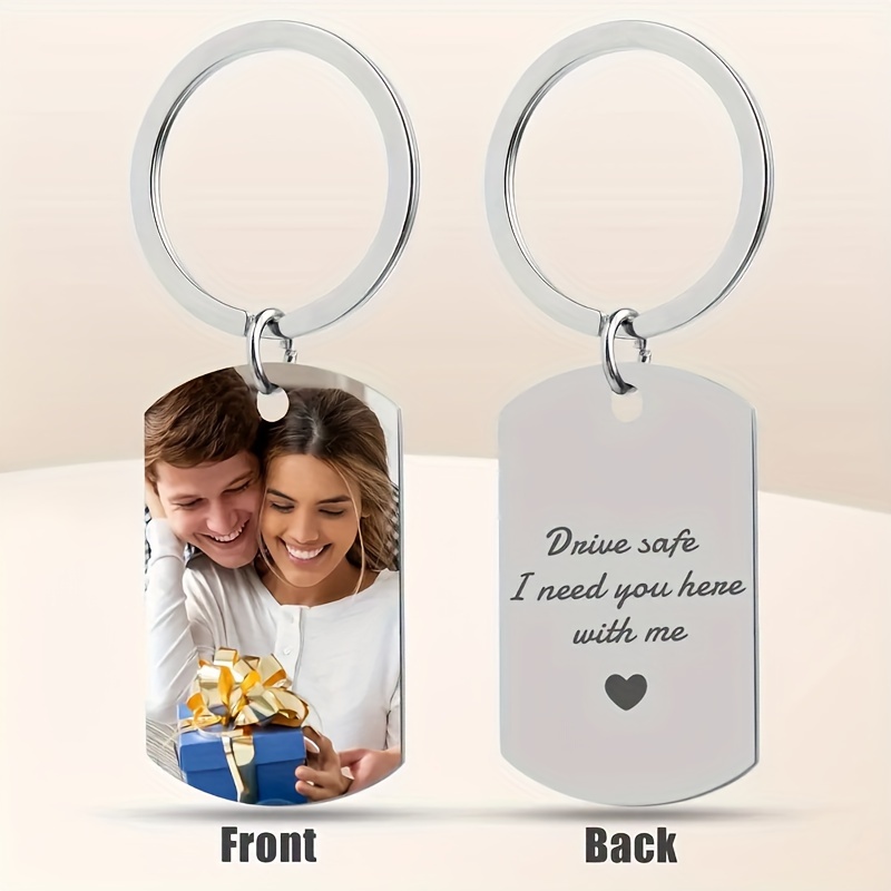 

Customizable Keychains, Engraved Photos/texts, Suitable For Men, Women And