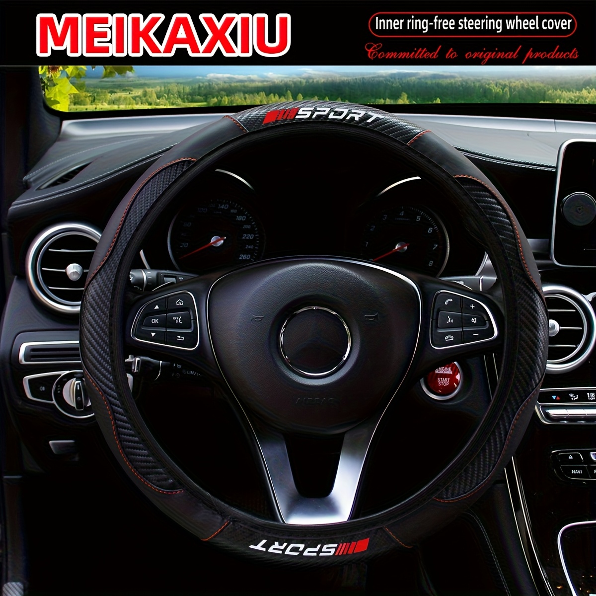 Elastic Car Steering Wheel Cover