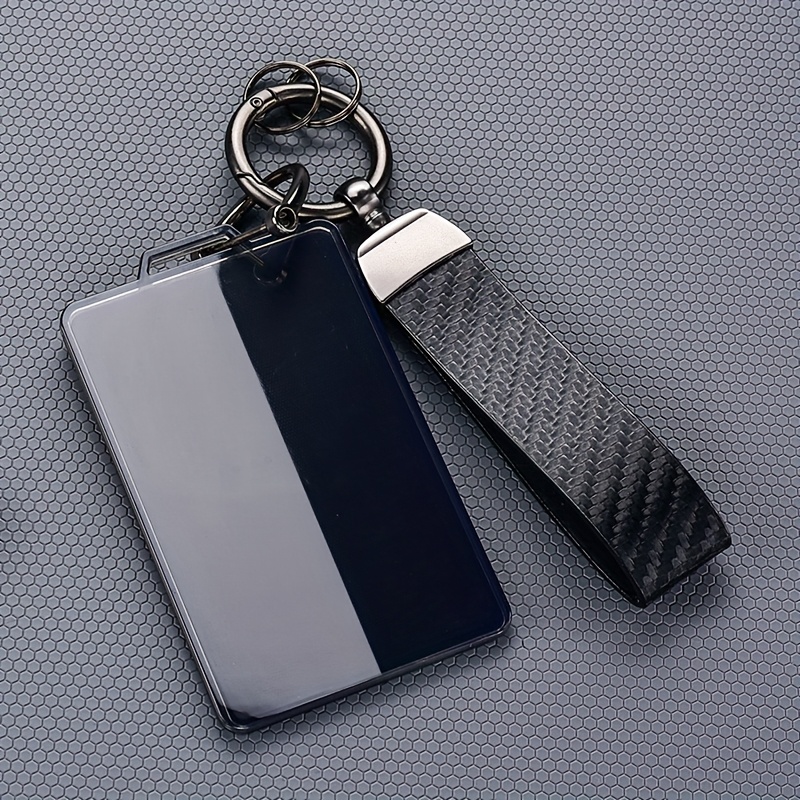 TEMU Geschikt voor Tesla Card Key Case Gesp Modelx Shell Modely Auto Nfc Speciale Tas Carbon Duurzame TPU Sleutel Case Fiber Touw Gesp High-End Heren