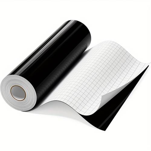 1 roll black permanent vinyl film waterproof sunscreen outdoor decor sticker high quality lettering film car cup sticker scrapbooking logo craft enthusiasts