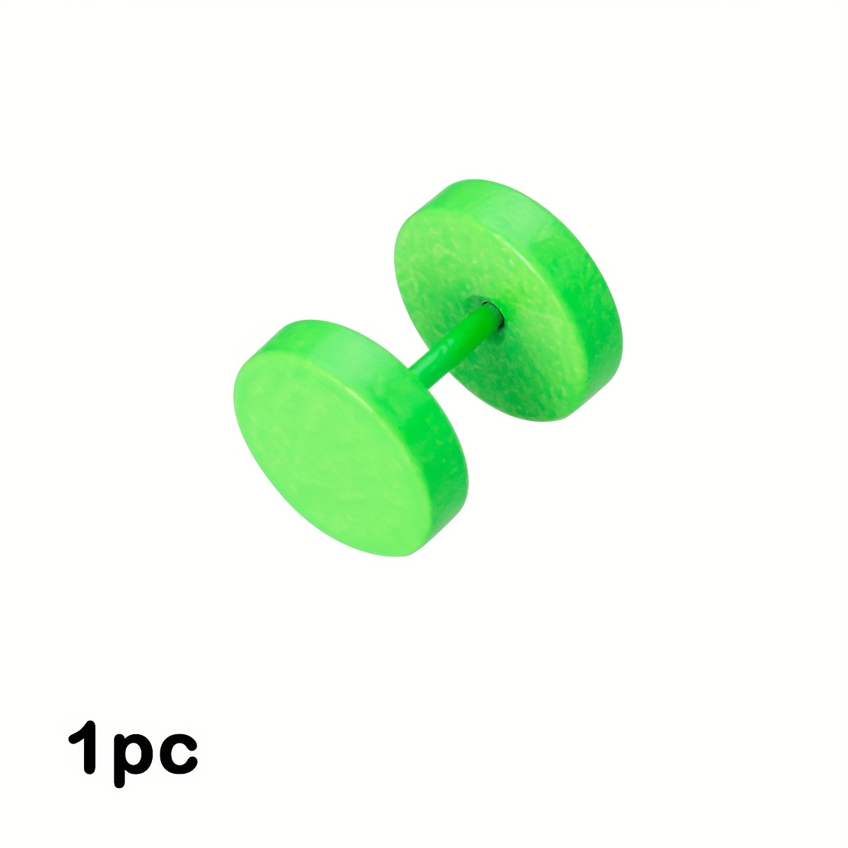 TEMU 1pc Aretes de Botón Redondos y Coloridos para Mujer, Punción de Oreja, Barra de Acero Inoxidable, Aretes de Cartílago Tragus, Helix, Concha,
