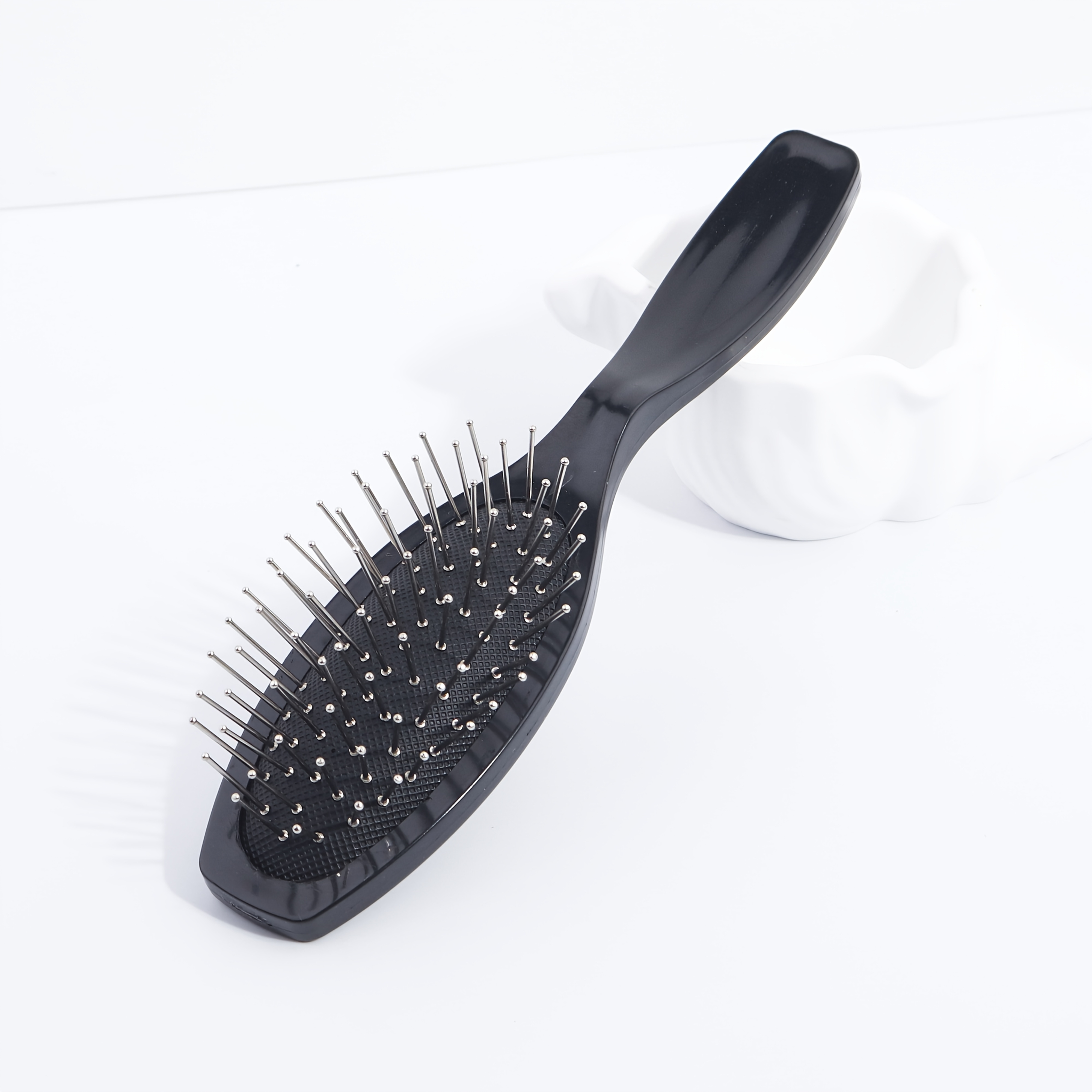 Image of 1pc Steel Needle Comb Tooth Air Cushion Oval Airbag Comb, With Steel Needles, Scalp Massage Comb, Safety Air Cushion Comb, Hair Comb, Wig Comb, Meridian Comb, Hair Styling Tool