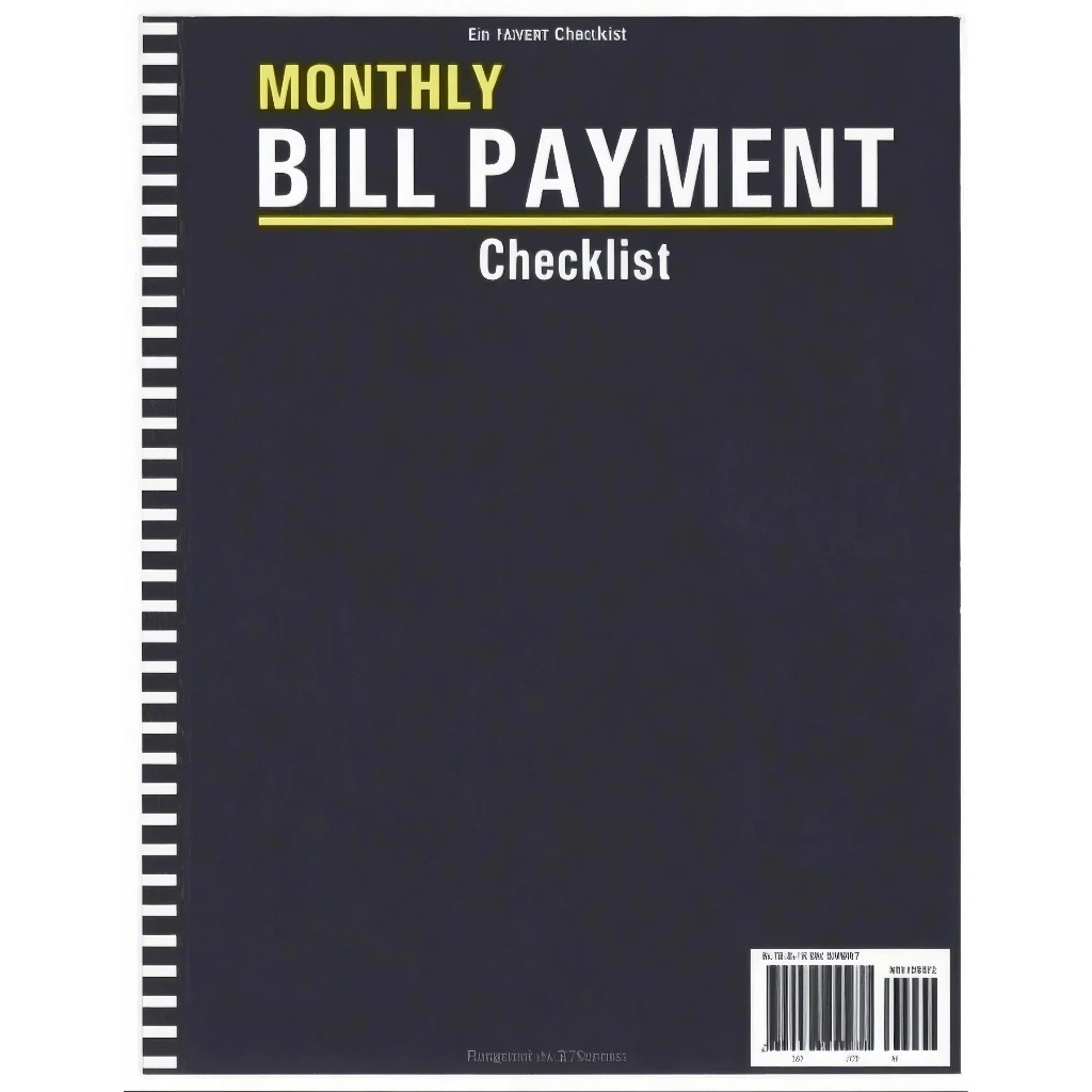 48-Month Bill Organizer and Budget Planner Notebook with Monthly Expense Sheets, Payment Log, and Savings Overview