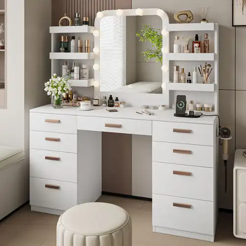 mini dresser with mirror The Zeus European Burgundy Small Dresser & Mirror