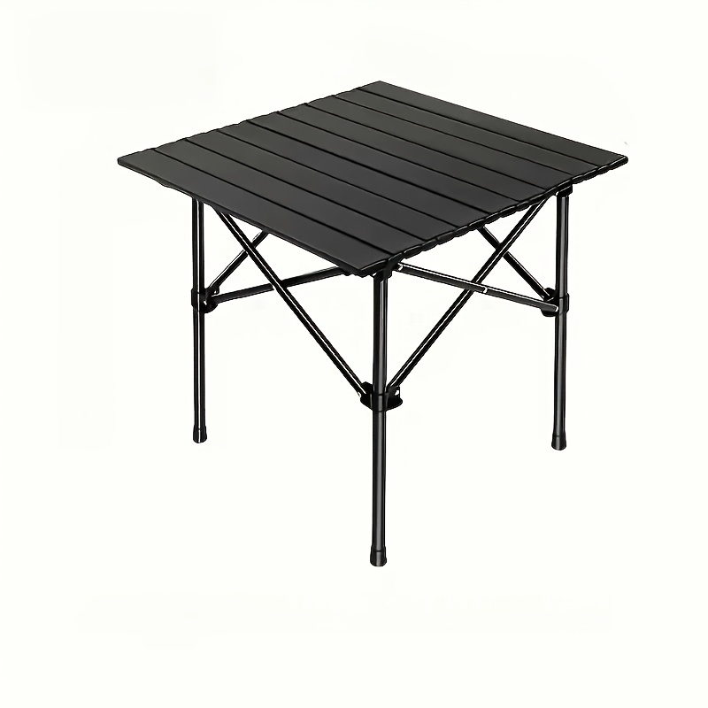 Foldable Metal Camping Table - - - Suitable For Indoor, Outdoor, Beach, Backyard, Barbecue, Party And Patio Use - Essential Picnic Gear - Sturdy And Durable, Includes 1 Folding Table And Bag