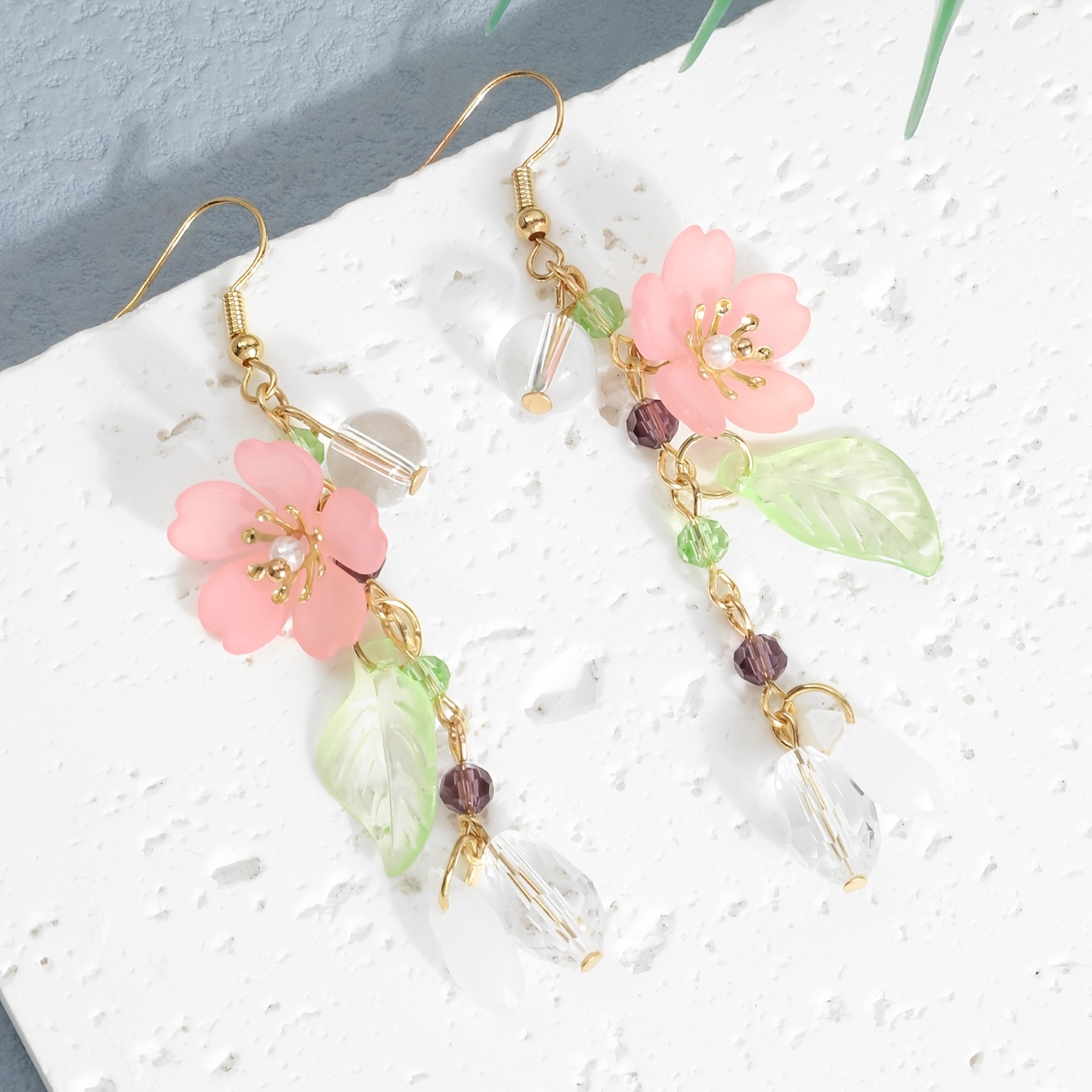 Women's Su Long Earrings, Bell Orchid Retro Cute Earrings