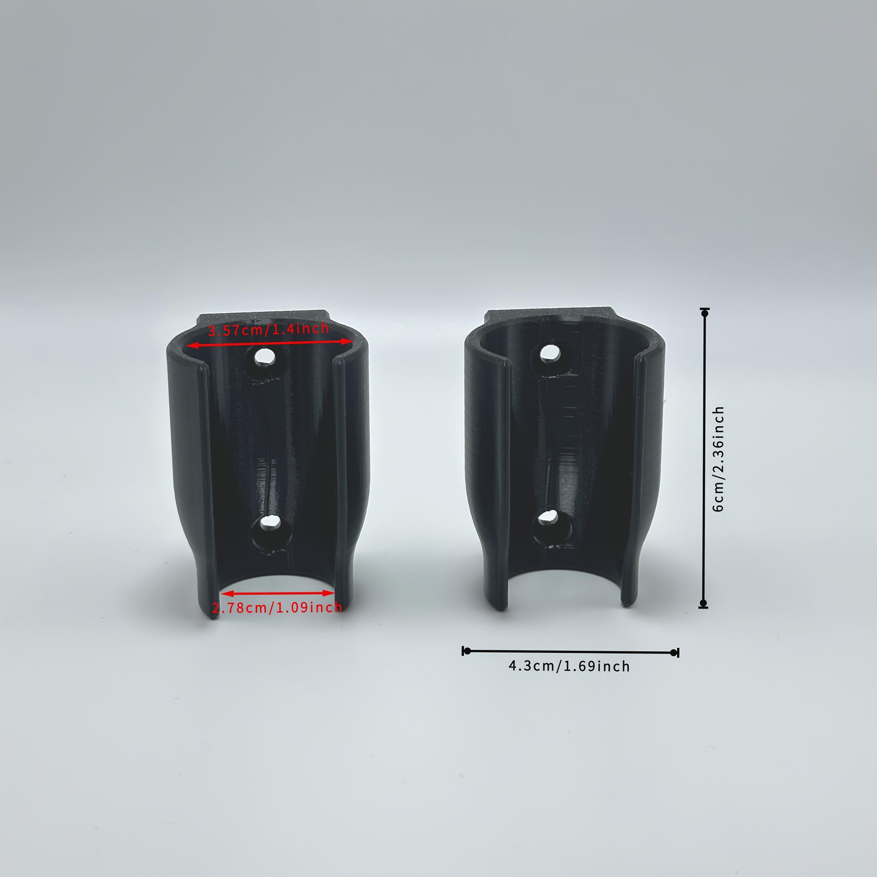 TEMU 2pcs Garden Hose Connector Bracket, Plastic, Designed For Hanging And Storing Additions (screws And Connectors Not Included)