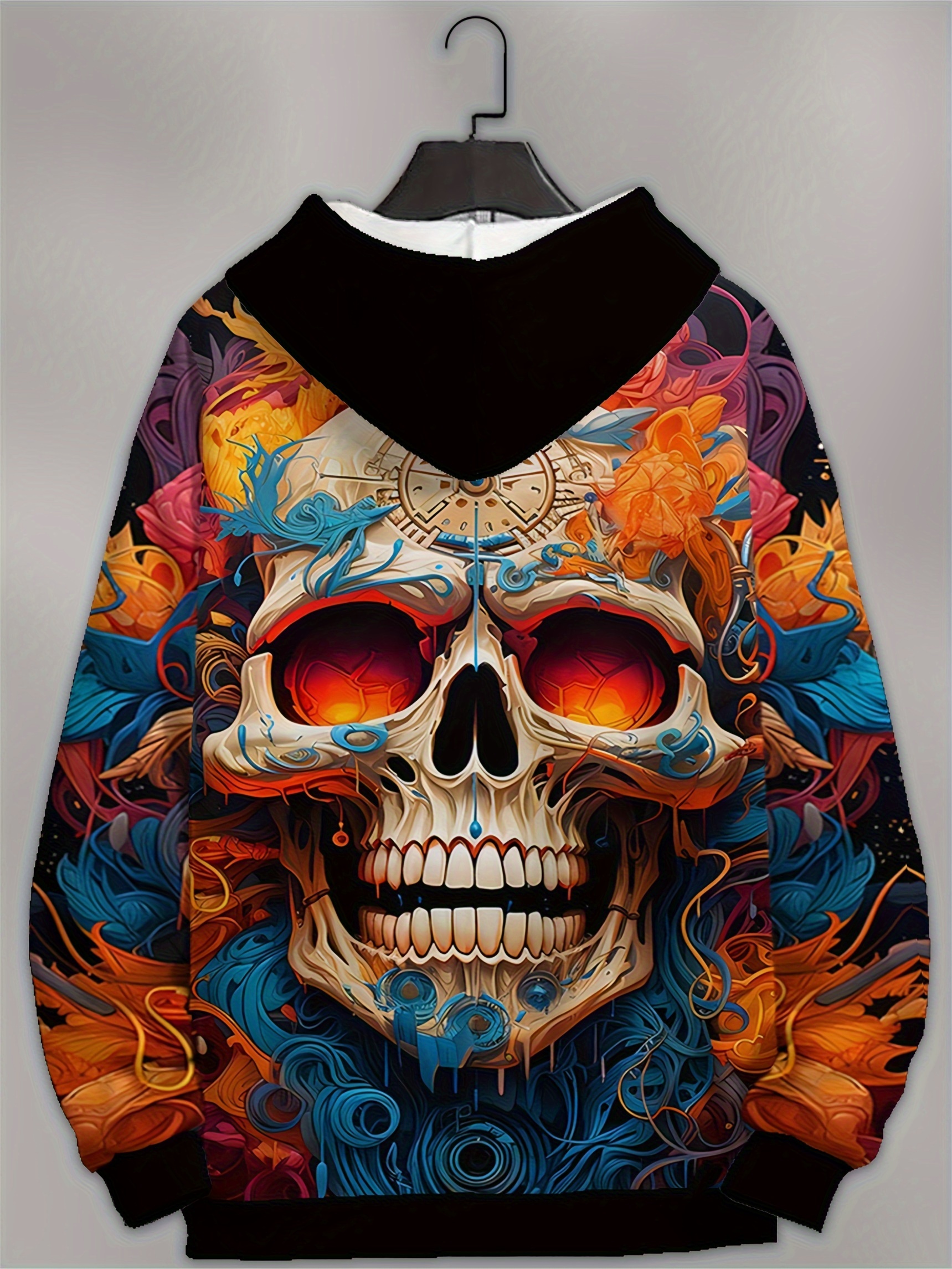 Plus size on sale sugar skull hoodie